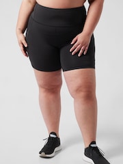 Athleta Black Ultimate Stash 7" Shorts - Image 3 of 4