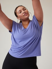 Athleta Purple Explore T-Shirt - Image 3 of 6