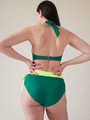 Athleta Green Alicia Keys Daybreak Halter Bikini Top - Image 4 of 4