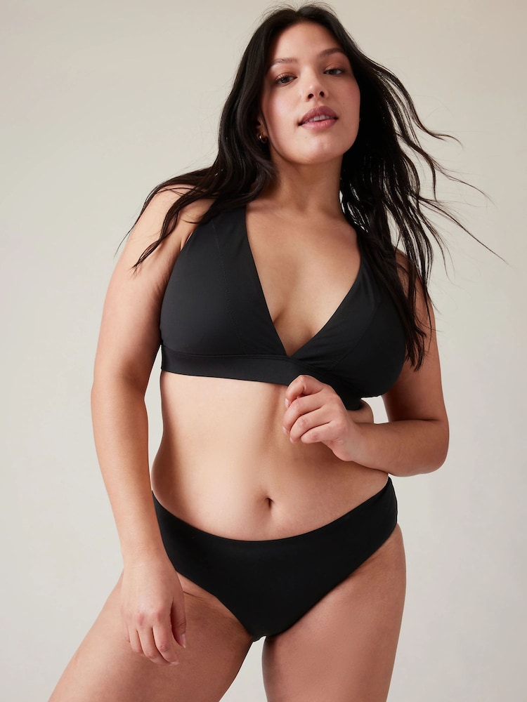 Athleta Black Riptide Bikini Top D-DD - Image 1 of 3 Athleta Black Riptide Bikini Top D-DD - Image 1 of 3