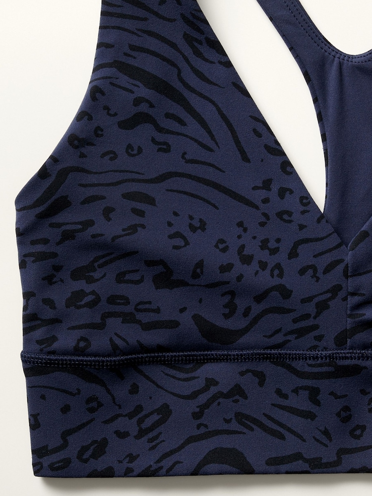 Athleta Navy Blue D-DD Cup Transcend Plunge Bra - Image 5 of 5 Athleta Navy Blue D-DD Cup Transcend Plunge Bra - Image 5 of 5