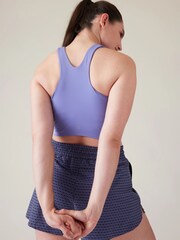 Athleta Purple A-C Cup Conscious Crop Low Impact Sports Bra - Image 2 of 4