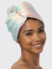 Kitsch Satin Wrapped Hair Towel in Aura - Image 3 of 5