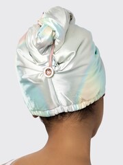 Kitsch Satin Wrapped Hair Towel in Aura - Image 4 of 5