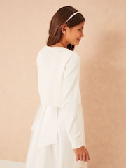 Lipsy Ivory Occasion Bolero Cardigan (5-16yrs) - Image 3 of 4