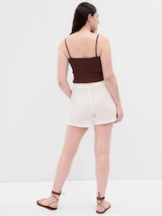 Gap White Crinkle Gauze Shorts - Image 5 of 6