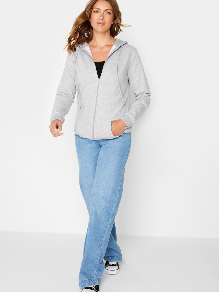 Long Tall Sally Grey Longline Hoodie - Image 2 of 4