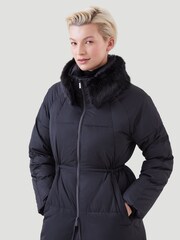 Kaldtvaer Black Elverum Padded Long Puffer Coat - Image 1 of 5