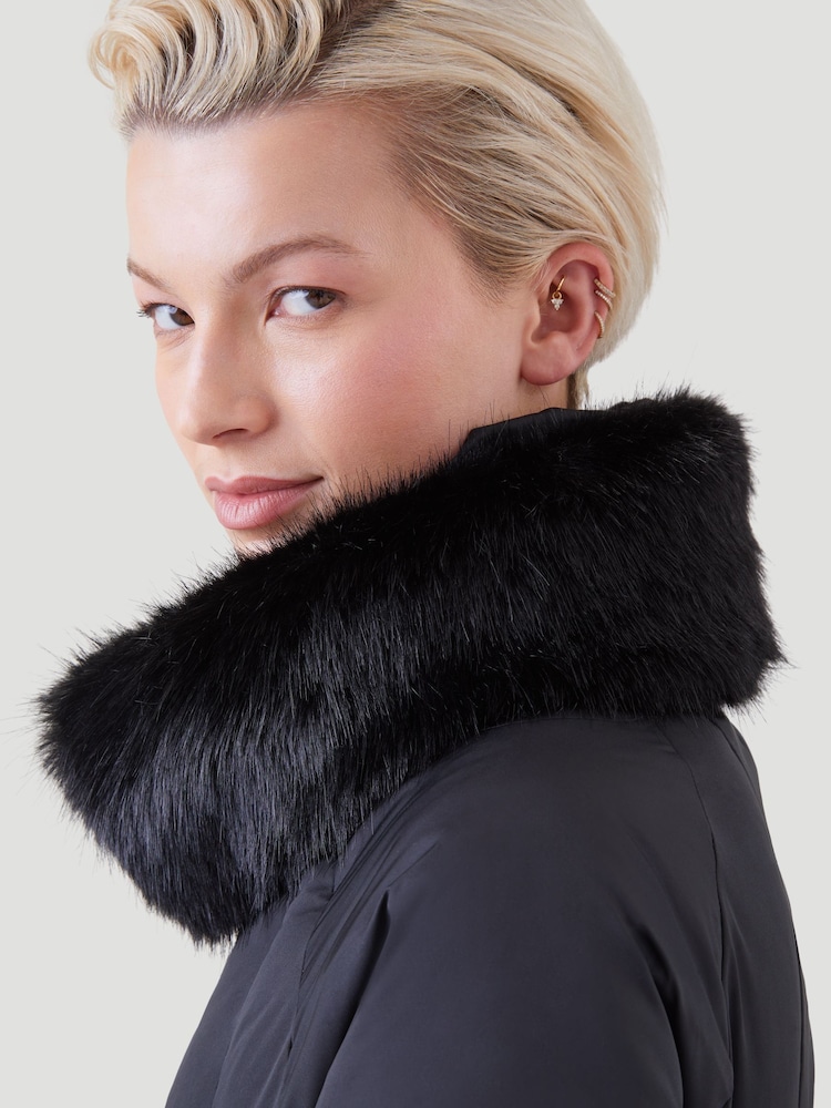 Kaldtvaer Black Elverum Padded Long Puffer Coat - Image 5 of 5