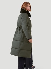 Kaldtvaer Green Elverum Padded Long Puffer Coat - Image 3 of 5