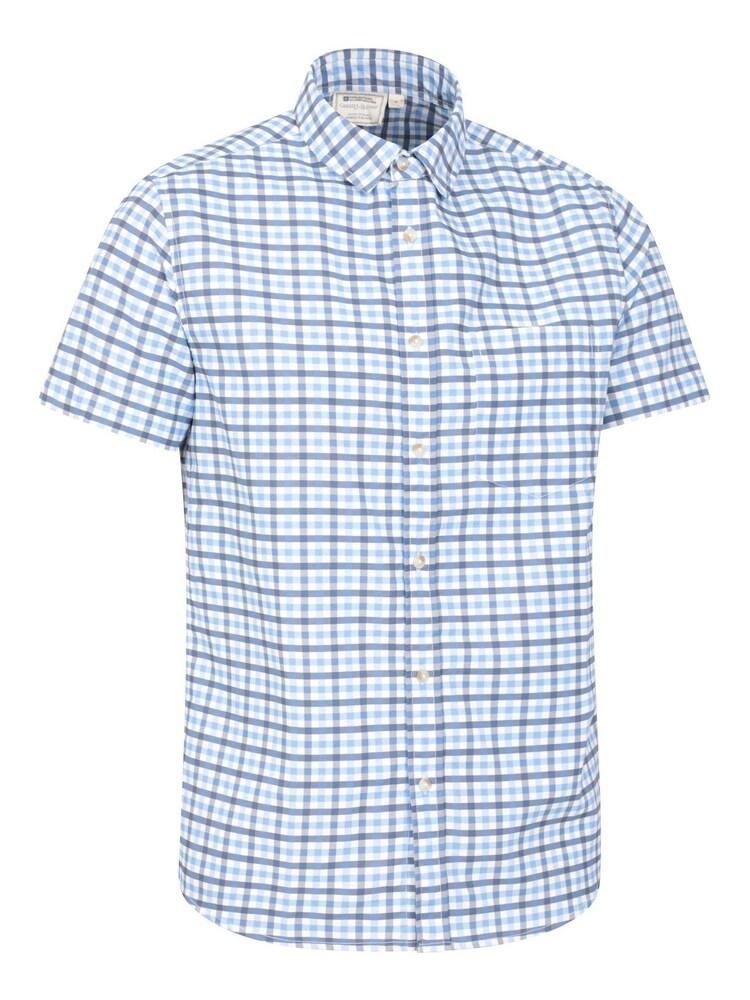 Mountain Warehouse Blue Sedum Easy Care Shirt -  Mens - Image 2 of 5