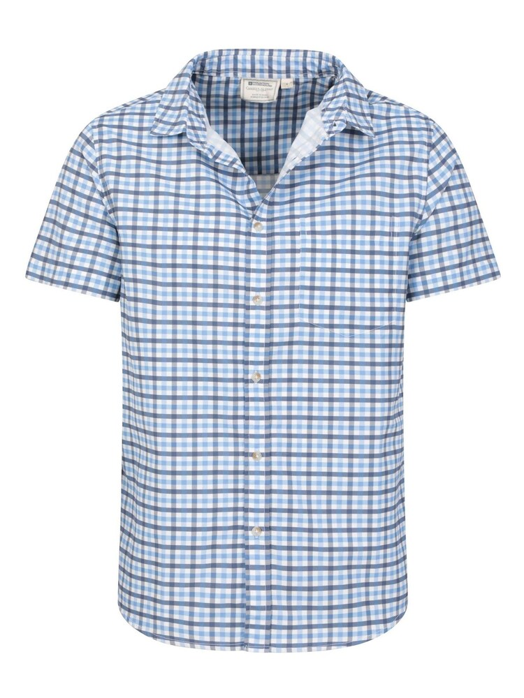 Mountain Warehouse Blue Sedum Easy Care Shirt -  Mens - Image 5 of 5