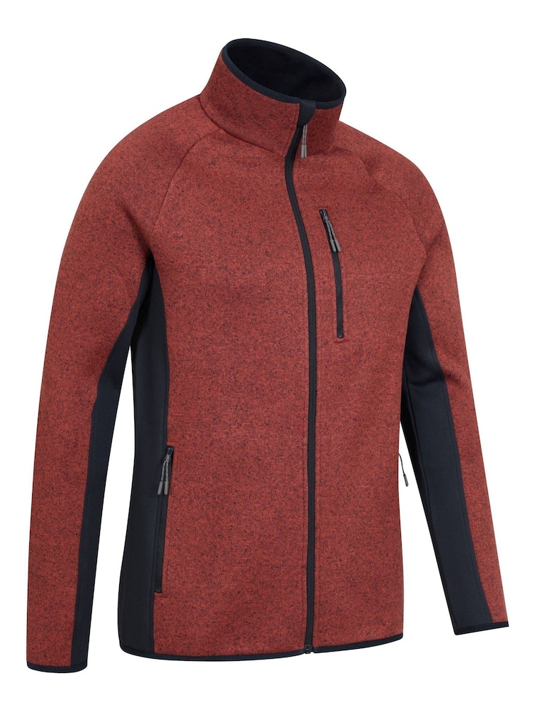 Mountain Warehouse Red Treston Full-Zip Fleece Jacket - Mens - Image 2 of 5