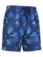 Mountain Warehouse Blue Aruba Printed Mens Swim Shorts - Image 2 of 5