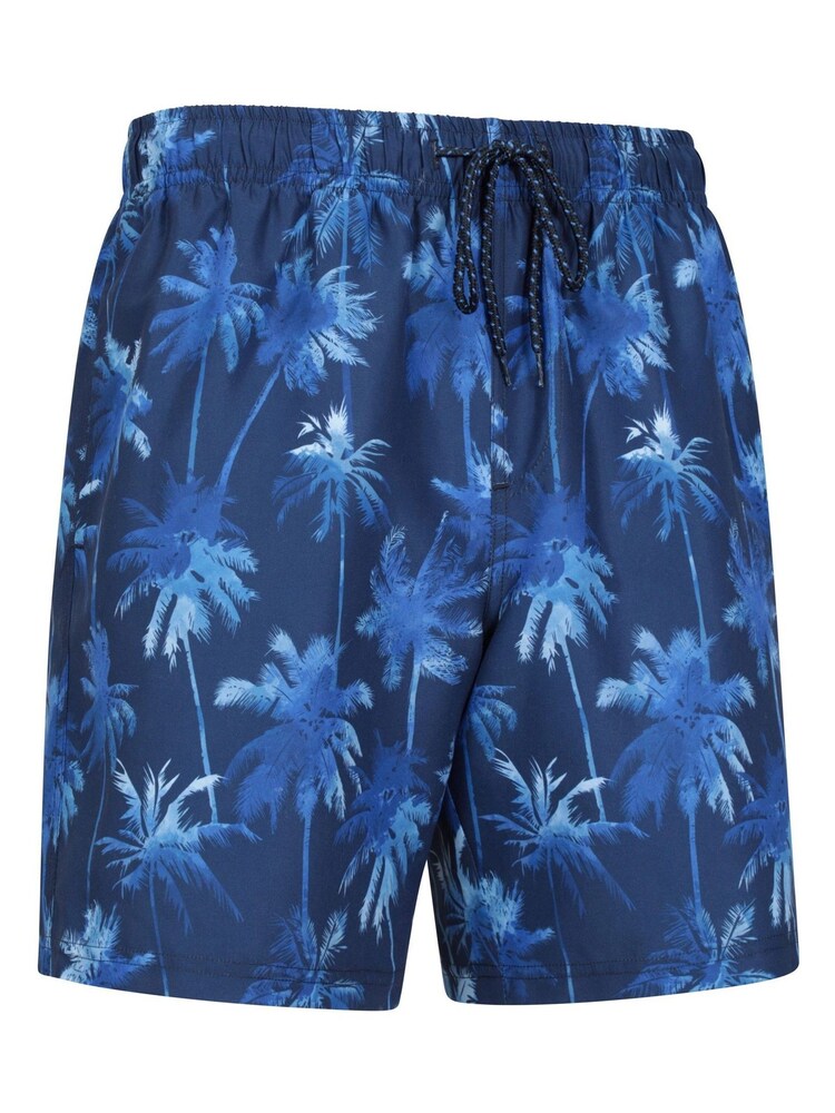 Mountain Warehouse Blue Aruba Printed Mens Swim Shorts - Image 2 of 5