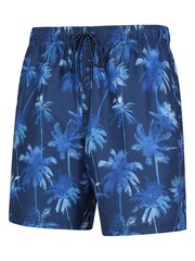 Mountain Warehouse Blue Aruba Printed Mens Swim Shorts - Image 4 of 5