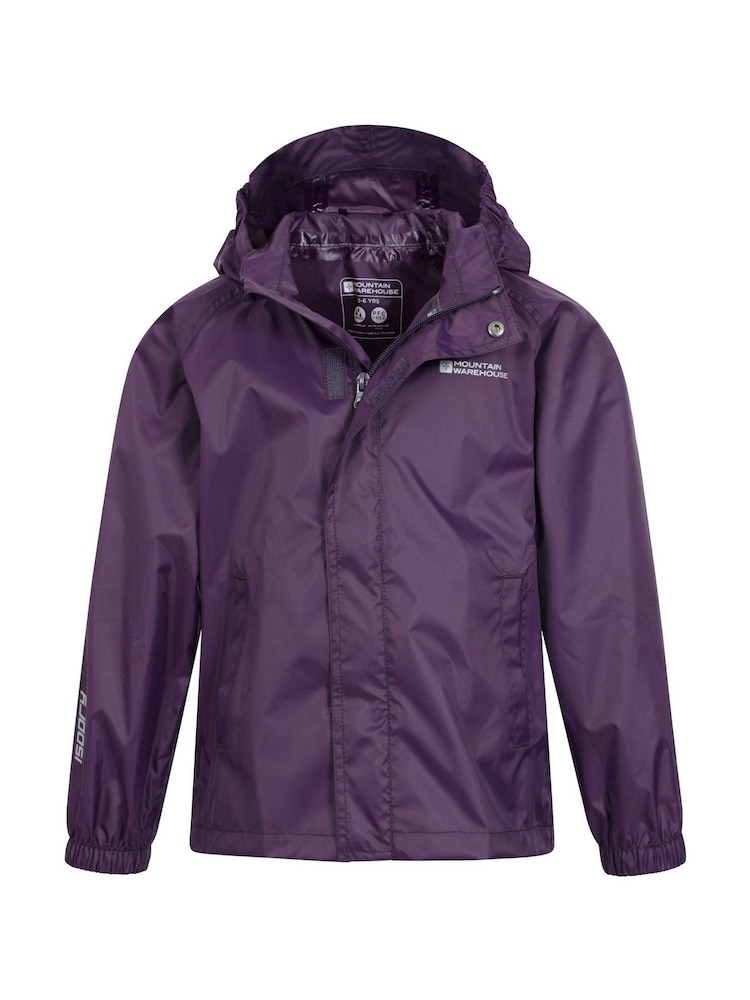 Mountain Warehouse Purple Pakka Waterproof Jacket - Kids - Image 5 of 5