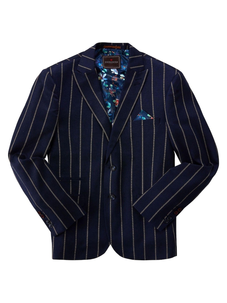Joe Browns Blue Standout Stripe Blazer - Image 5 of 5
