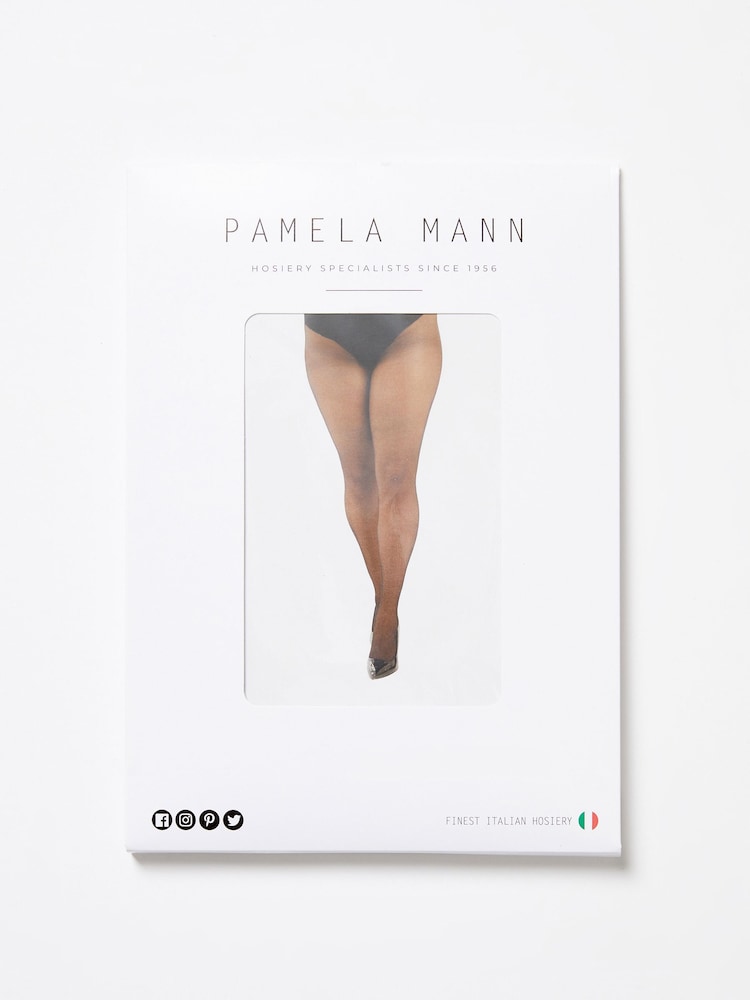 Pamela Mann Black Sheered Tights - Image 4 of 4
