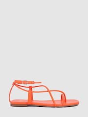 Novo Orange Takara Strappy Flat Sandal - Image 1 of 4