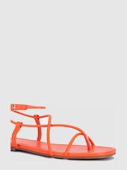 Novo Orange Takara Strappy Flat Sandal - Image 2 of 4
