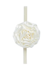 Lipsy White Satin Flower Corsage Choker Necklace - Image 3 of 4