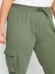 Yours Curve Green Cargo Jogger - Image 4 of 4