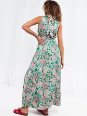 Joe Browns Green Marni Halterneck Dress - Image 3 of 5