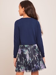 Lipsy Navy Blue Occasion Bolero Cardigan (5-16yrs) - Image 3 of 4