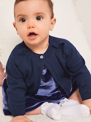 Lipsy Navy Blue Occasion Shrug - Image 4 of 5
