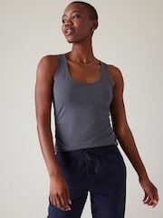 Athleta Blue Outbound Scoop Neck Tank Vest - Image 1 of 2