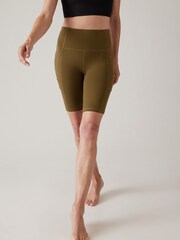 Athleta Green Salutation Stash Cargo 9" Shorts - Image 1 of 7