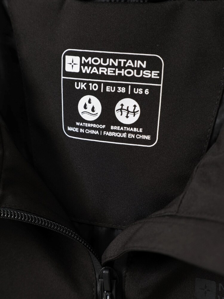Mountain Warehouse Black Vancouver Ultra-Lightweight Waterproof Jacket - Womens - Image 7 of 7