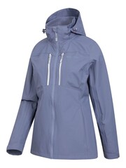 Mountain Warehouse Light Blue Rainforest Waterproof Womens Jacket - Image 4 of 6