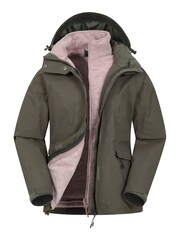 Mountain Warehouse Green Thunderstorm 3-in-1 Womens Jacket - Image 1 of 5