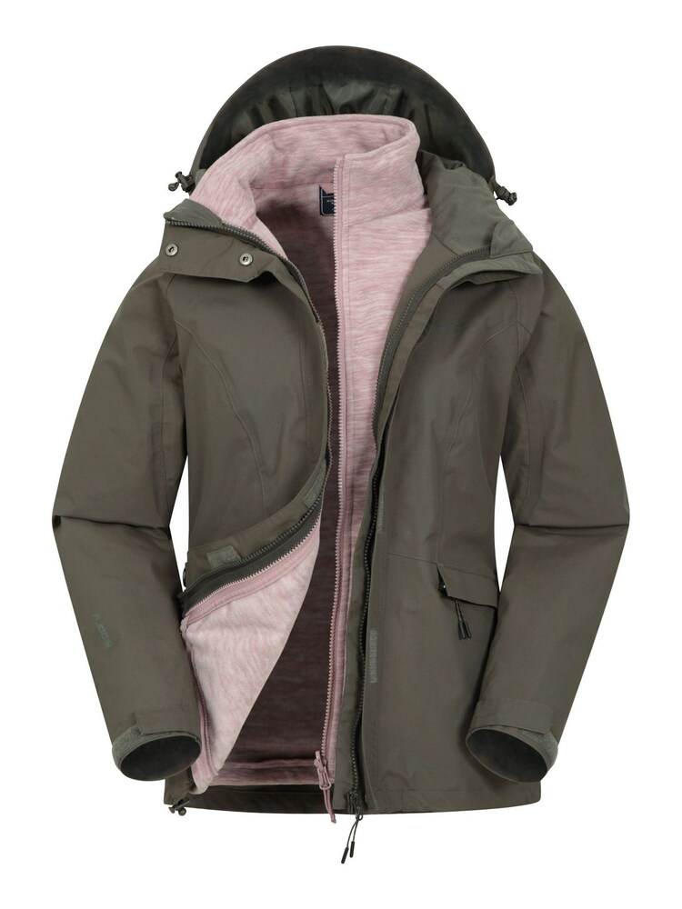 Mountain Warehouse Green Thunderstorm 3-in-1 Womens Jacket - Image 1 of 5