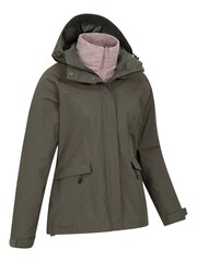 Mountain Warehouse Green Thunderstorm 3-in-1 Womens Jacket - Image 2 of 5