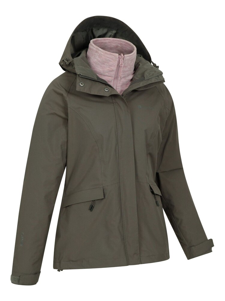 Mountain Warehouse Green Thunderstorm 3-in-1 Womens Jacket - Image 2 of 5