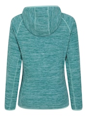 Mountain Warehouse Blue Lleyn Melange Womens Full Zip Fleece - Image 2 of 4