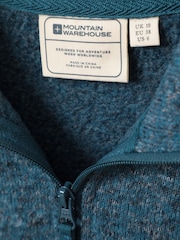 Mountain Warehouse Teal Blue Idris Womens Half-Zip Fleece - Image 3 of 3