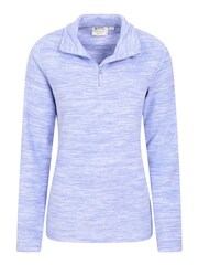 Mountain Warehouse Light Purple Snowdon Melange Womens Half-Zip Fleece - Image 2 of 5