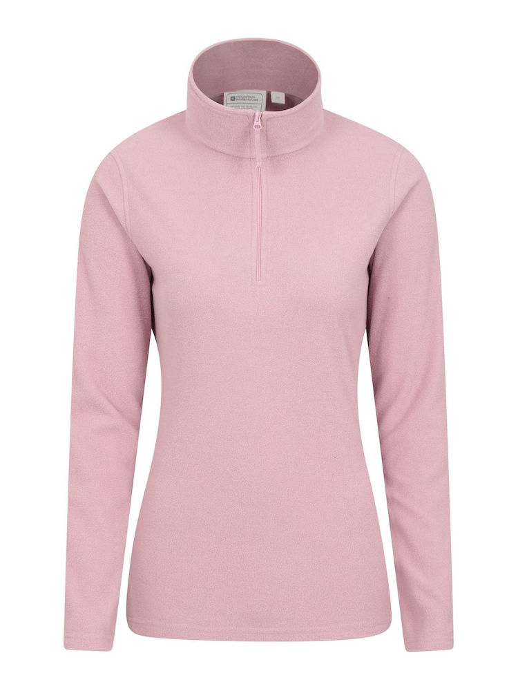 Mountain Warehouse Pink Camber Womens Half-Zip Fleece - Image 1 of 5
