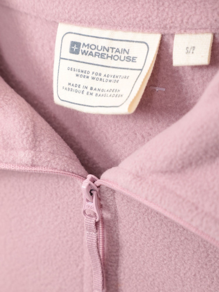 Mountain Warehouse Pink Camber Womens Half-Zip Fleece - Image 5 of 5