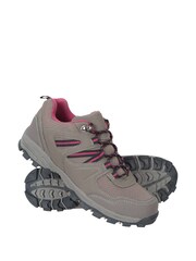 Mountain Warehouse Brown Wide FIt Mcleod Womens Walking Shoes - Image 1 of 6