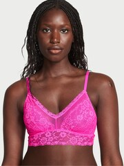 Victoria's Secret Bali Orchid Pink Posey Lace Bralette Bra - Image 1 of 1