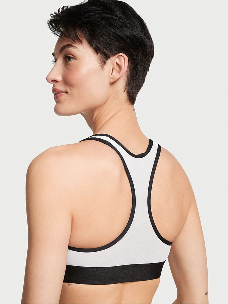 Victoria's Secret White Player Sports Bra - Image 2 of 3 Victoria's Secret White Player Sports Bra - Image 2 of 3