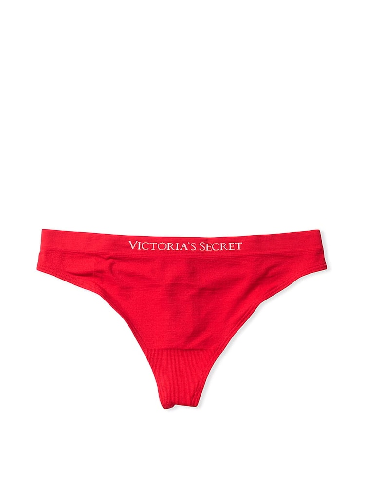 Victoria's Secret Red Lipstick Thong Knickers - Image 3 of 3 Victoria's Secret Red Lipstick Thong Knickers - Image 3 of 3