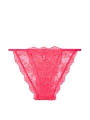 Victoria's Secret Hottie Pink Lace Bikini Knickers - Image 3 of 3