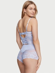 Victoria's Secret Blue Crescent Cupped Modal Cami and Knicker Set - Image 2 of 3