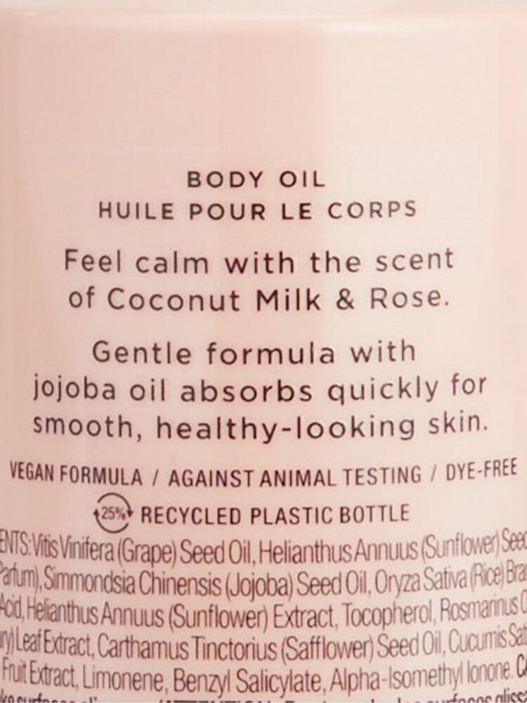 Victoria's Secret Coconut Milk and Rose Body Oil - Image 2 of 2 Victoria's Secret Coconut Milk and Rose Body Oil - Image 2 of 2